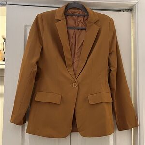 Elegant Women's Brown Blazer